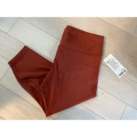 LULULEMON Wunder Train High-Rise Tight 25" Plus Size Dark Terracotta 20 NWT - Picture 2 of 6